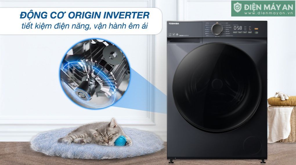 Máy Giặt Toshiba Inverter 10.5 Kg TW-T21BU115UWV(MG)